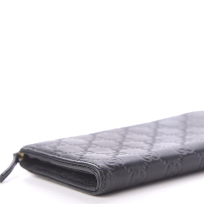 Gucci Guccissima Donna Long Wallet Black 6 of 10
