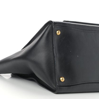 Prada City Calf Front Pocket Tote Black 8 of 11