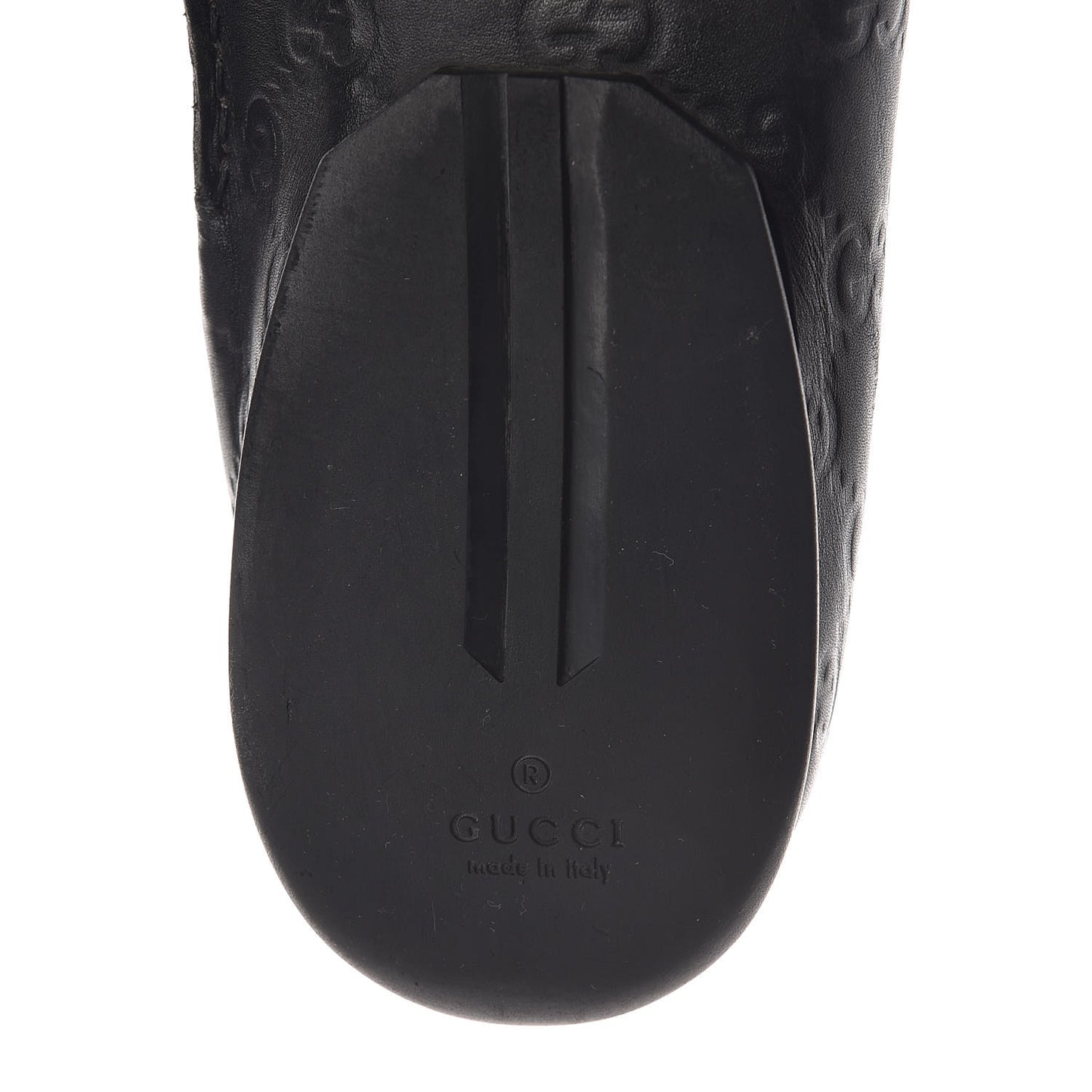 Guccissima Mens Penny Driver Loafers 9 Black