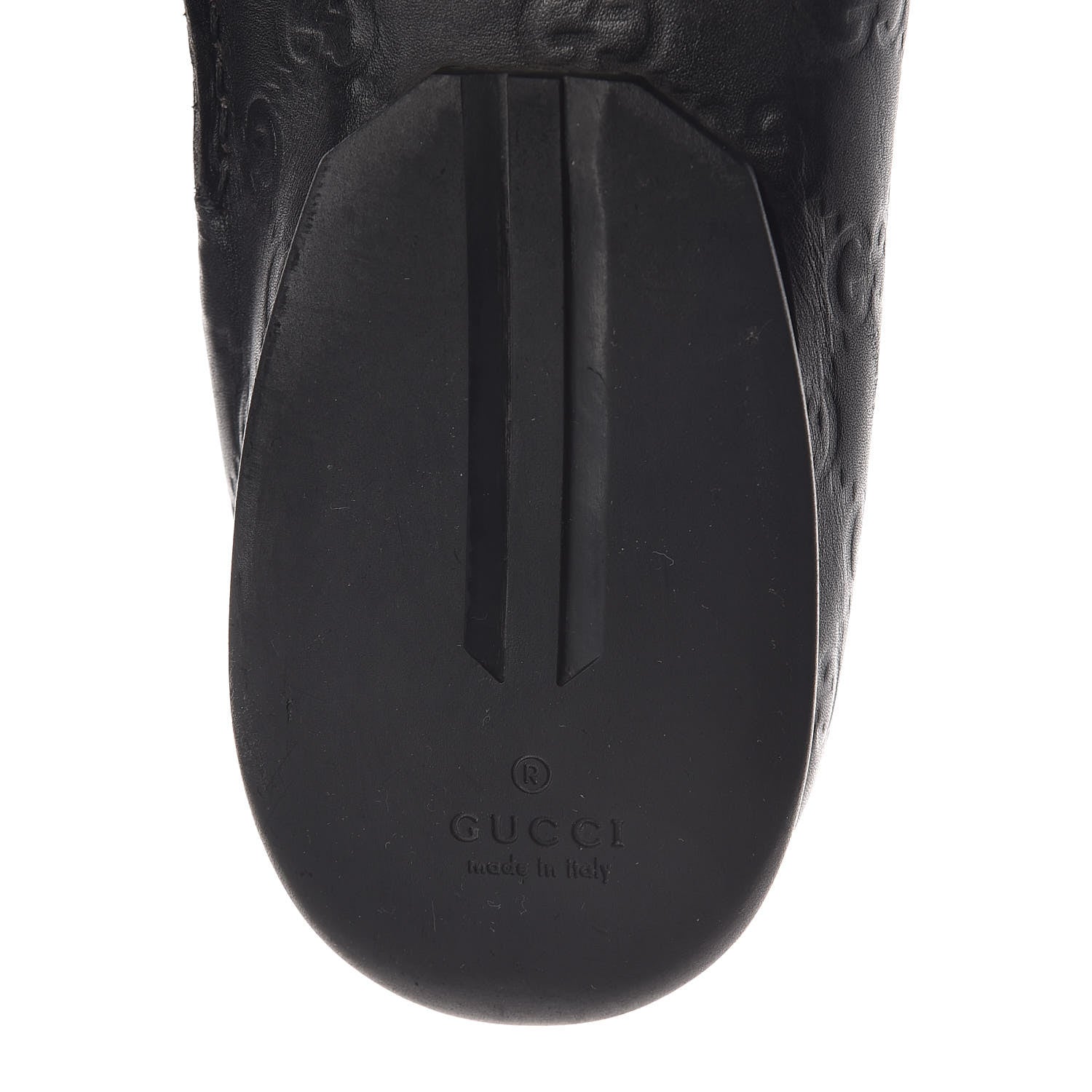 Gucci Guccissima Mens Penny Driver Loafers 9 Black 9 of 10