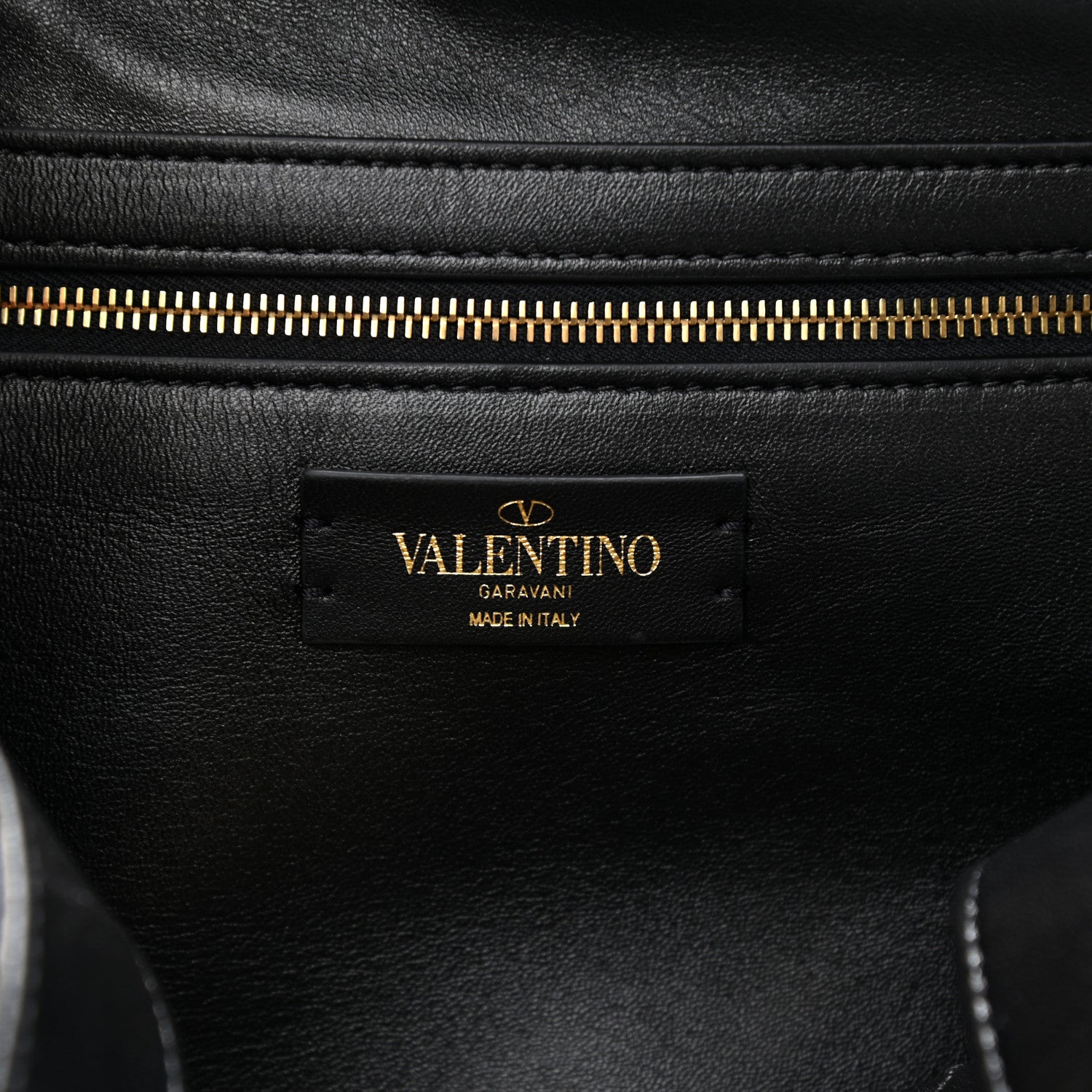 Valentino Garavani Nappa Medium Roman Stud Tote Black 6 of 10