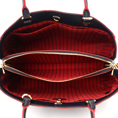 Louis Vuitton Empreinte Montaigne GM Marine Rouge 5 of 15