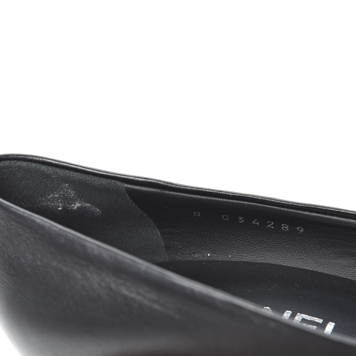 Lambskin CC Pumps 37.5 Black