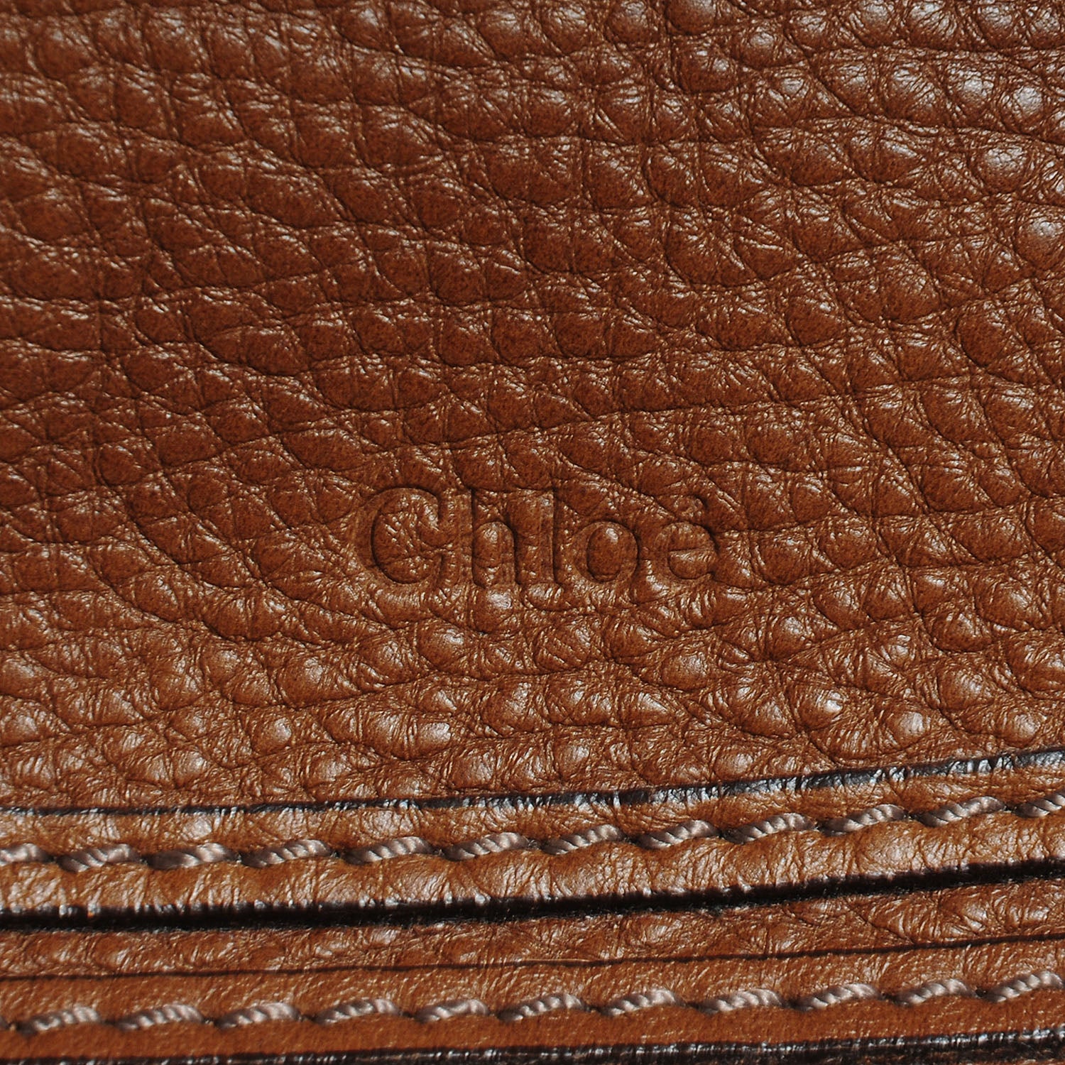 Chloe Calfskin Medium Marcie Hobo Brown Seed 7 of 11