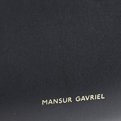 Mansur Gavriel Vegetable Tanned Calfskin Mini Backpack Black Flamma 7 of 13