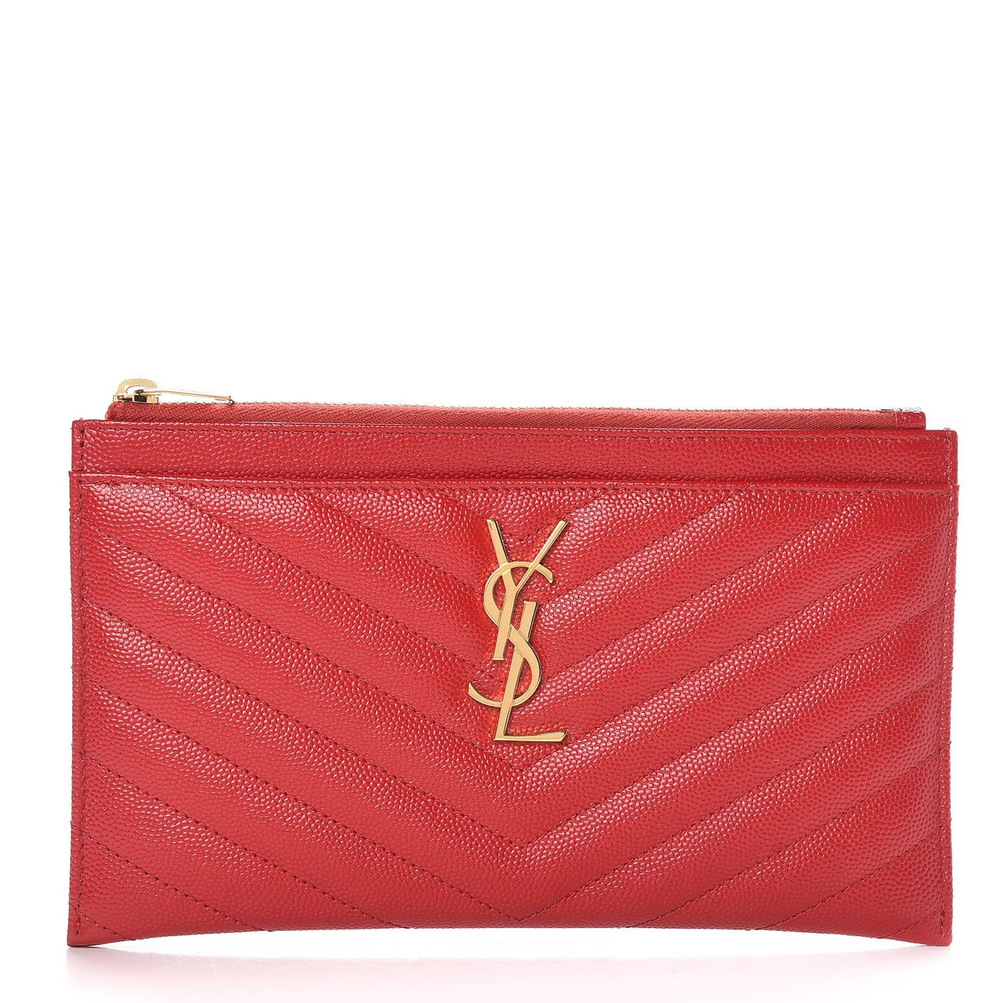 Grain De Poudre Chevron Monogram Bill Pouch Bandana Red