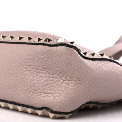 Valentino Garavani Pebbled Calfskin Small Rockstud Flip-Lock Messenger Bag Water Rose 8 of 13