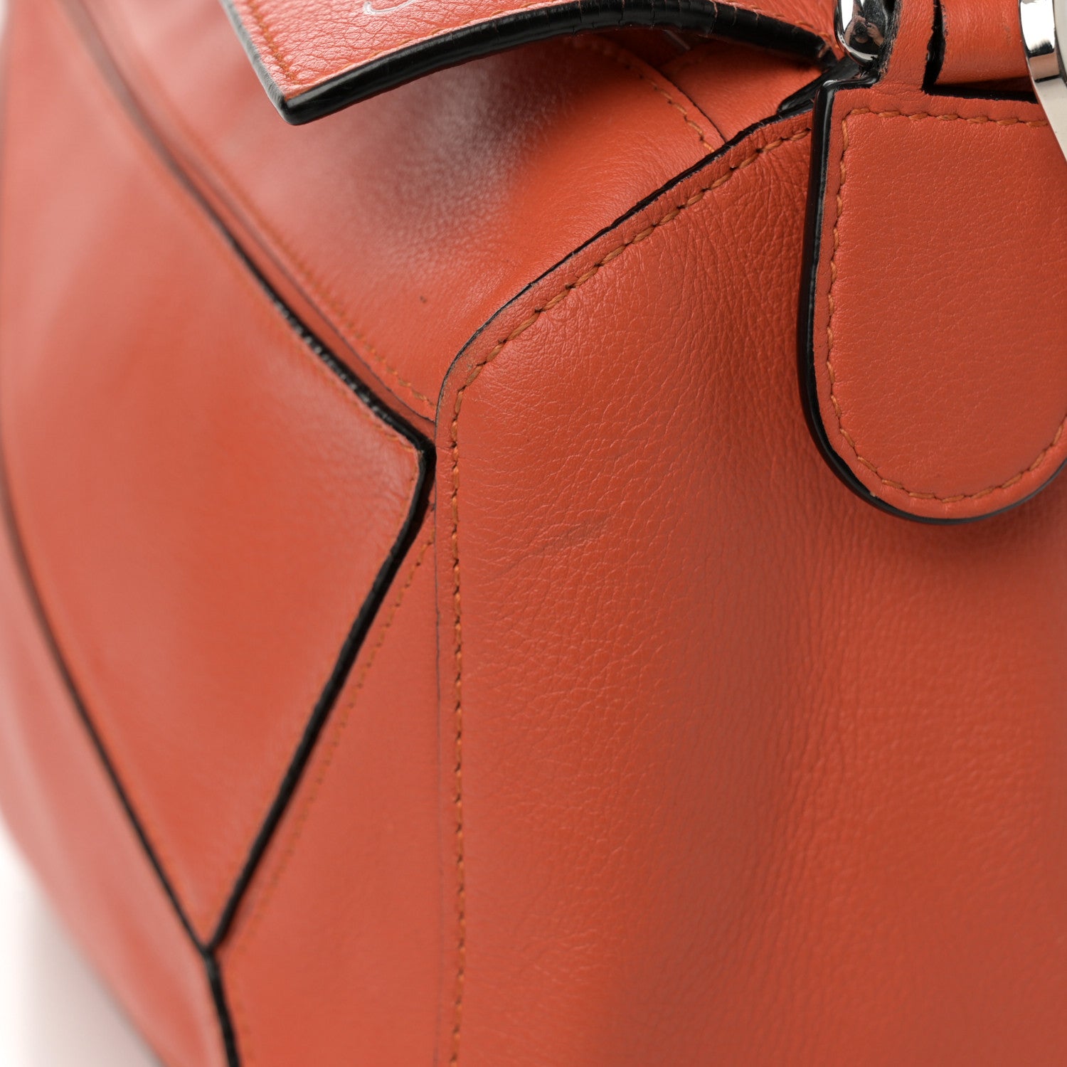 Loewe Calfskin Small Puzzle Bag Coral 15 of 16