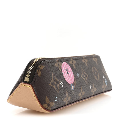 Louis Vuitton Monogram 2022 Christmas Animation Paris Vivienne Balloon Elizabeth Pencil Pouch 3 of 8