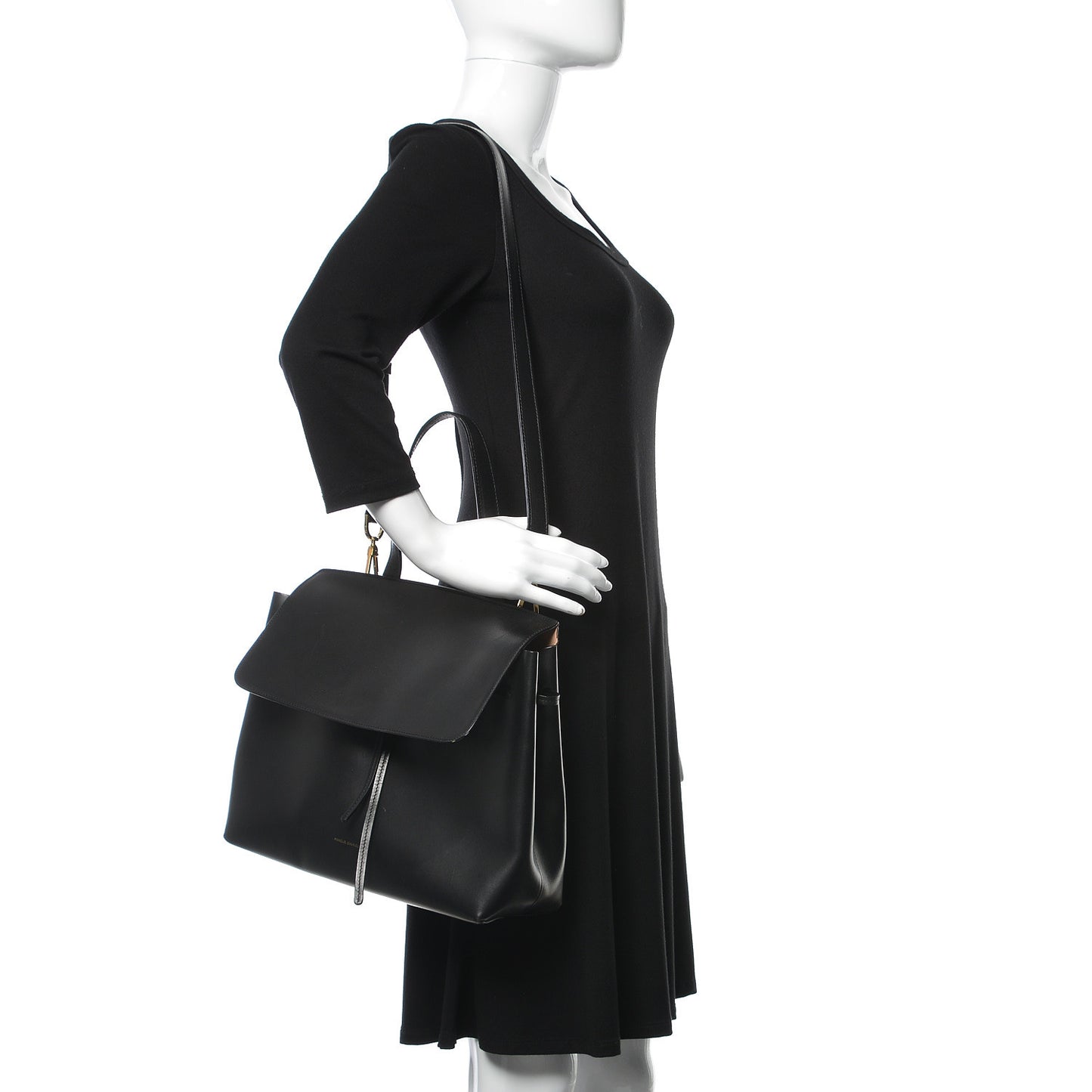 Calfskin Lady Bag Black Ballerina