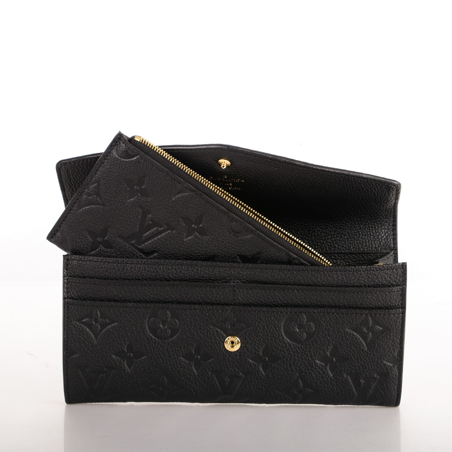 Louis Vuitton Empreinte Curieuse Wallet Black 6 of 7