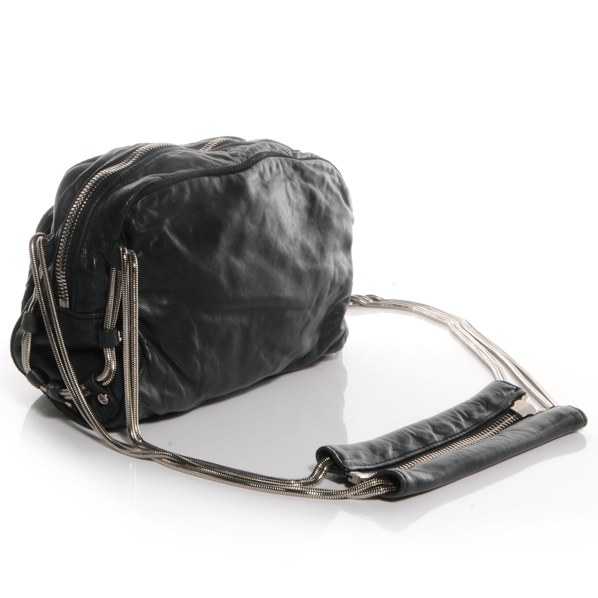 Alexander Wang Washed Lambskin Brenda Chain Black 3 of 6