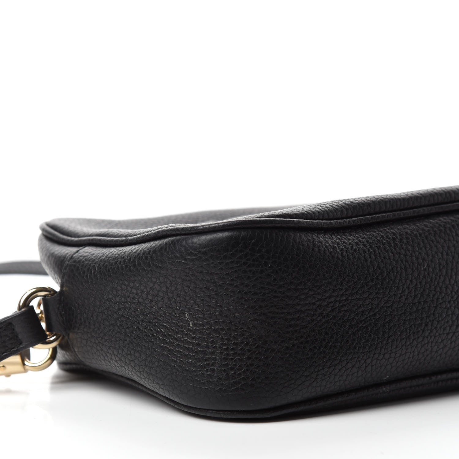 Gucci Pebbled Calfskin Small Soho Disco Bag Black 6 of 13