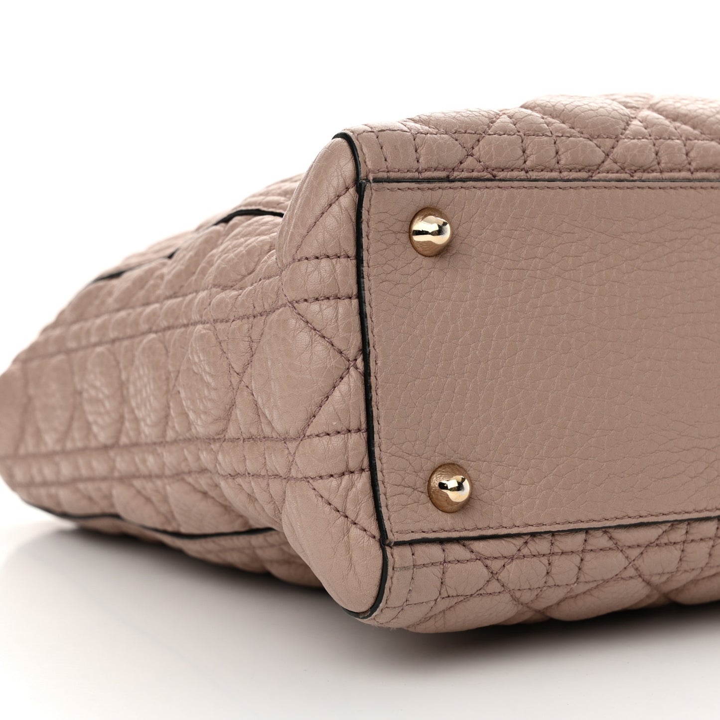 Grained Calfskin Cannage Large Lady Dior Light Pink