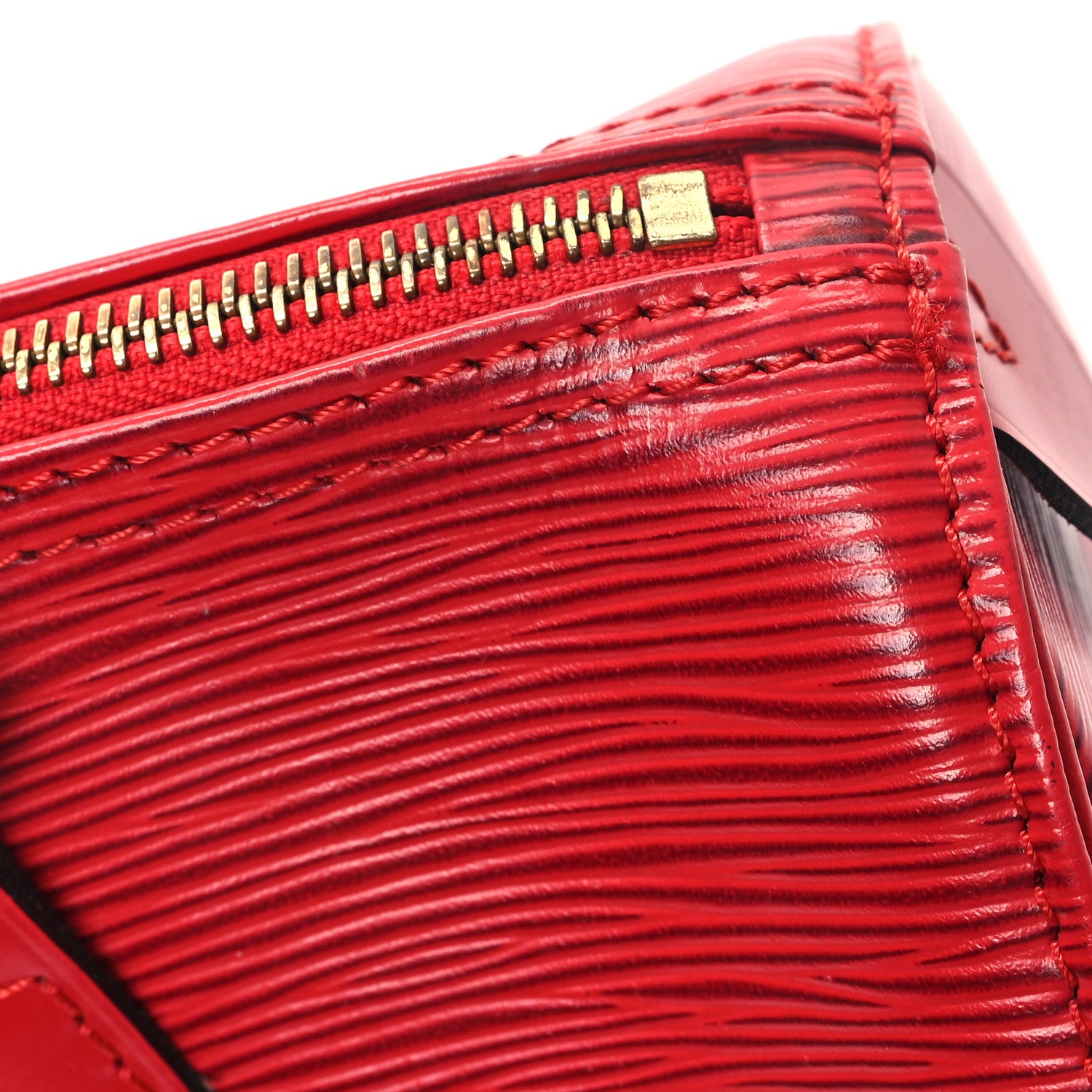 Louis Vuitton Epi Speedy 25 Castillan Red 11 of 12