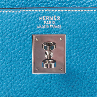 Hermes Togo Kelly Sellier 35 Blue Jean 24 of 35