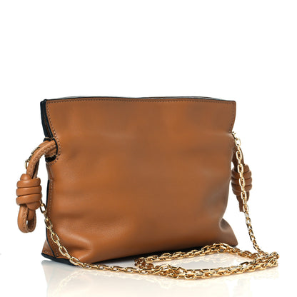 Loewe Calfskin Nano Flamenco Knot Clutch Warm Desert 3 of 10