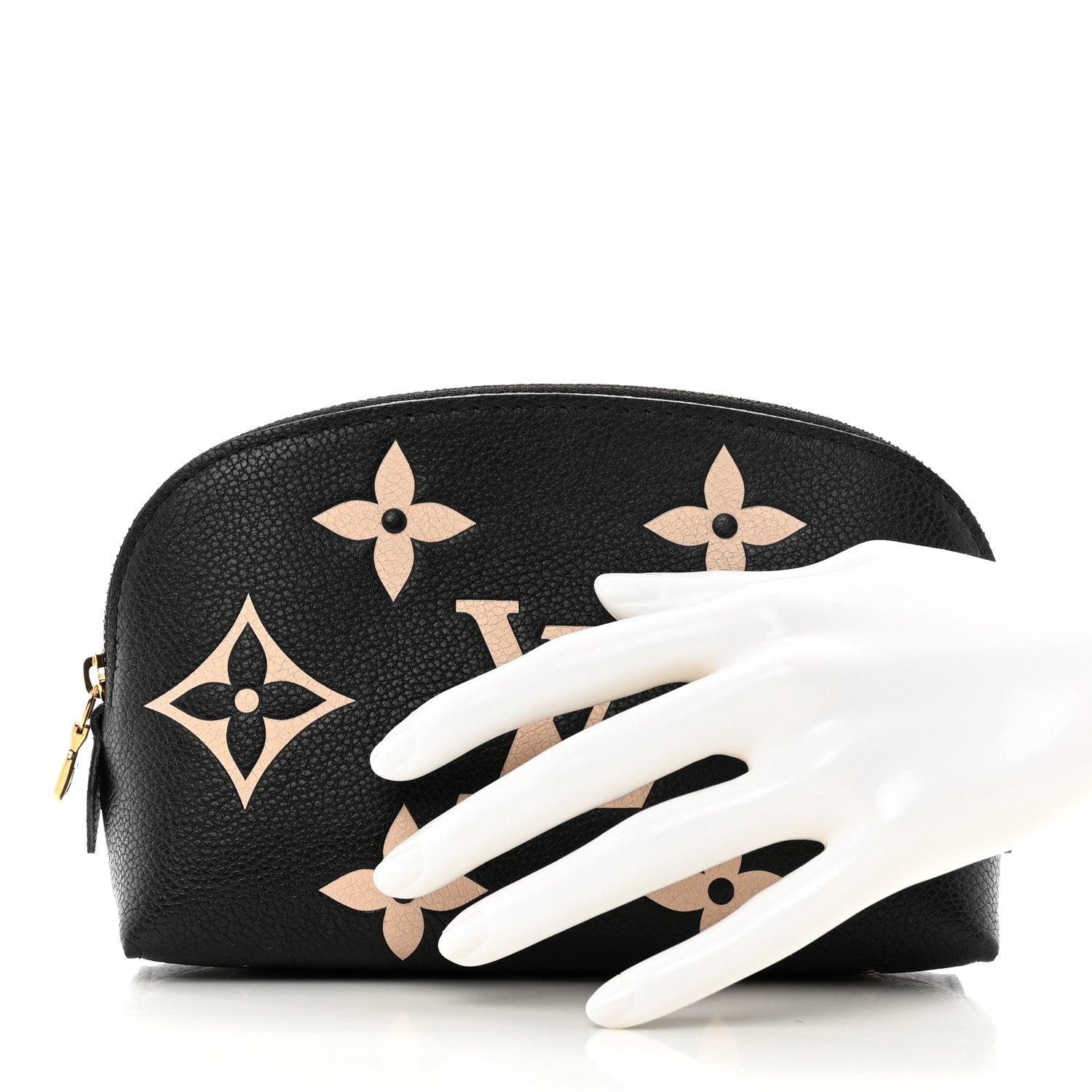 Louis Vuitton Empreinte Monogram Giant Cosmetic Pouch Black Beige 2 of 6