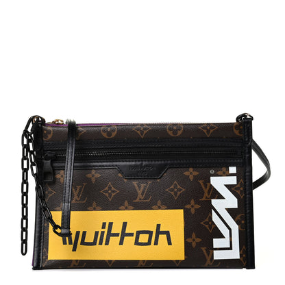 Louis Vuitton Monogram Double Flat Messenger Marron 1 of 7