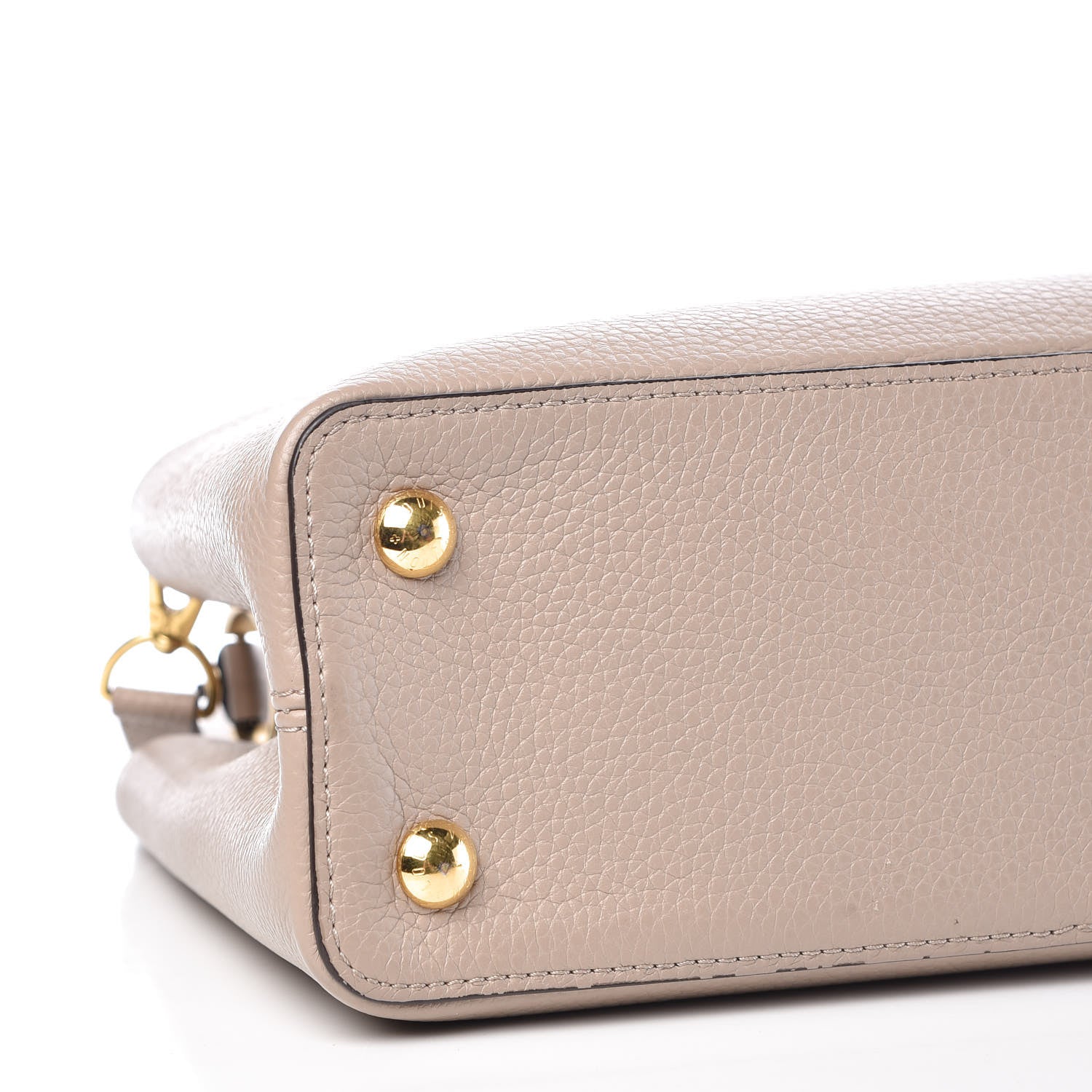 Louis Vuitton Taurillon Capucines PM Galet 9 of 10