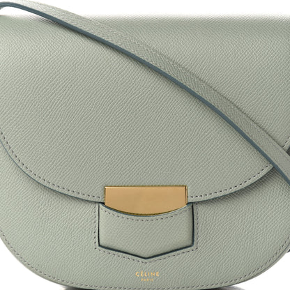 Celine Grained Calfskin Small Trotteur Jade 9 of 9