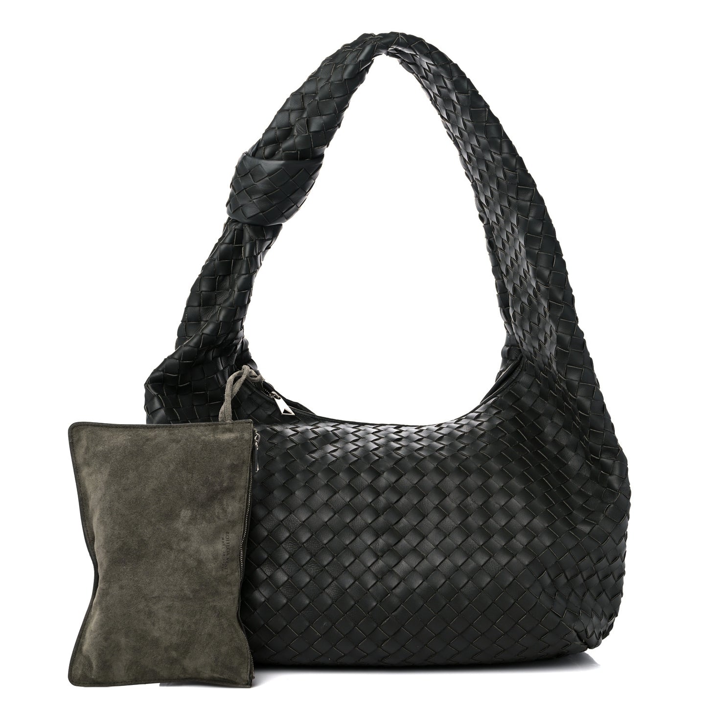 Nappa Intrecciato Maxi Jodie Kaki