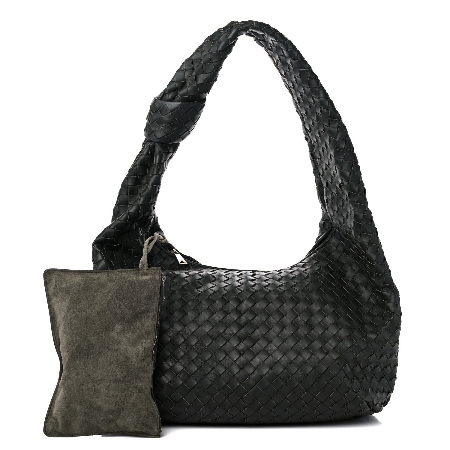 Bottega Veneta Nappa Intrecciato Maxi Jodie Kaki 1 of 10