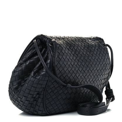 Bottega Veneta Nappa Intrecciato Message Bag Black 2 of 11