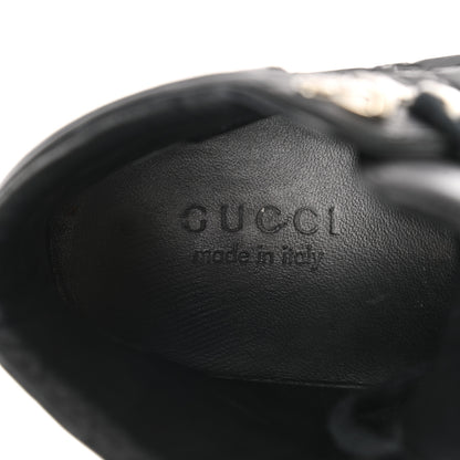 Gucci Guccissima Web High Top Sneakers 7 Black 7 of 8