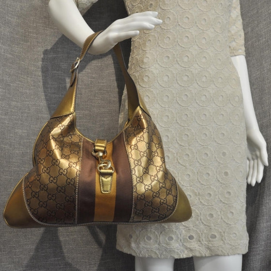 Gucci Guccissima Bouvier Web Hobo 2 of 9