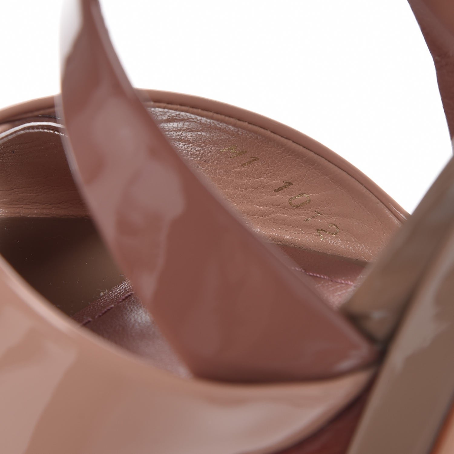 Christian Dior Patent Dior Contrast Platform Sandal 38 Pink 8 of 9