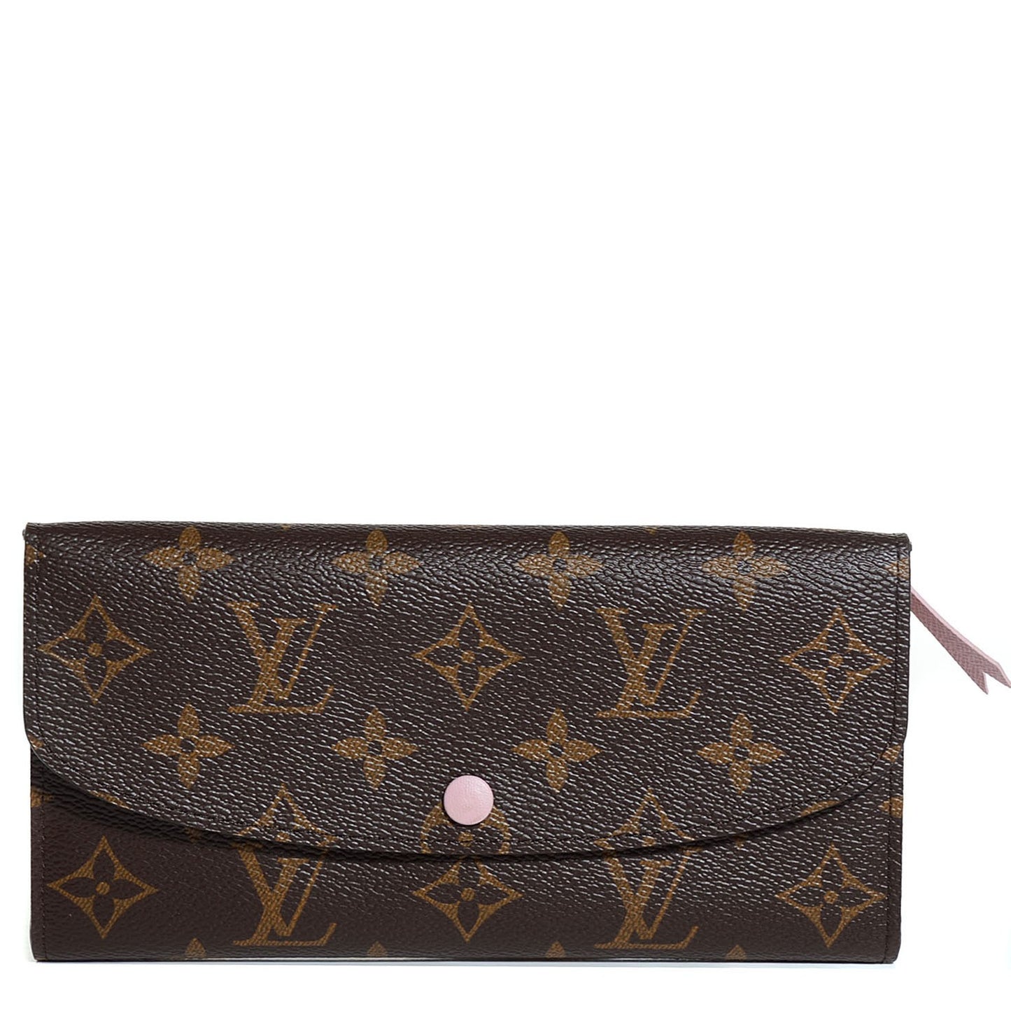 Monogram Emilie Wallet Rose Ballerine