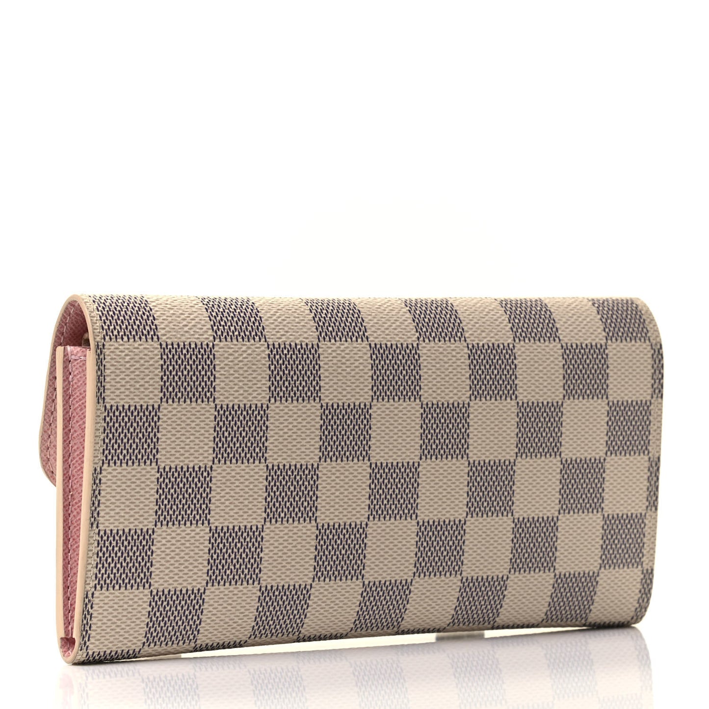 Damier Azur Emilie Wallet Rose Ballerine