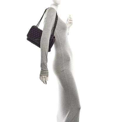 Chanel Iridescent Calfskin Small New Bubble Flap Plum 2 of 10