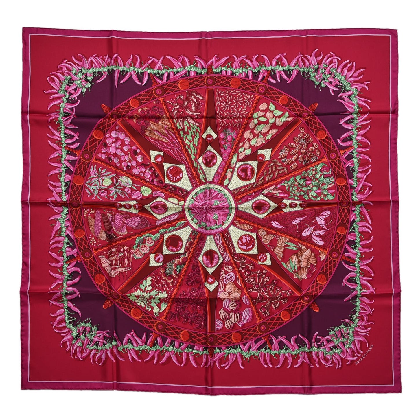 Silk Aux Pays Des Epices Scarf 90