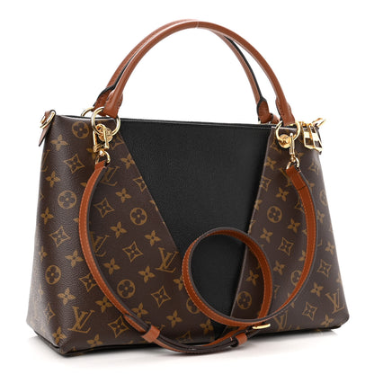 Louis Vuitton Monogram V Tote MM Black 3 of 10