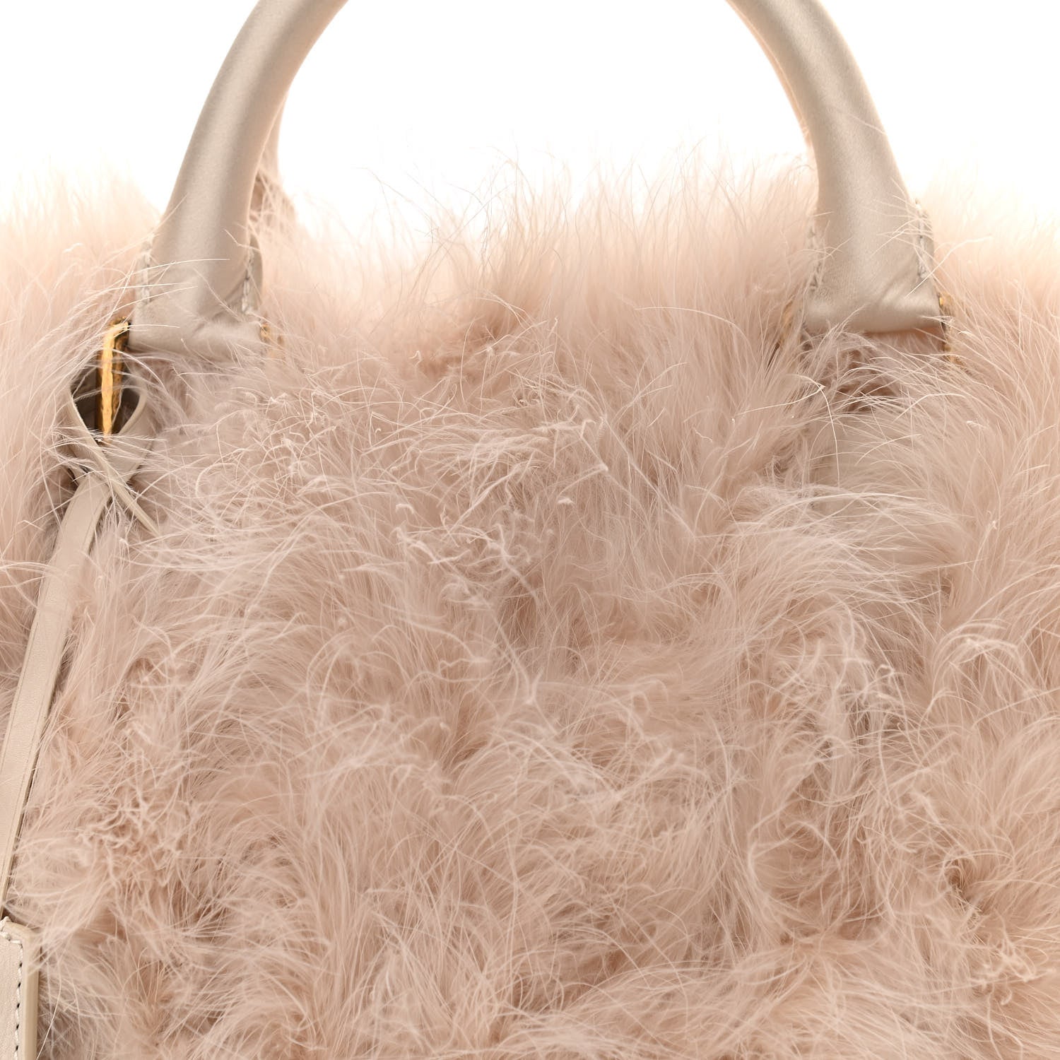 Louis Vuitton Ostrich Feather Speedy 30 Beige 6 of 8
