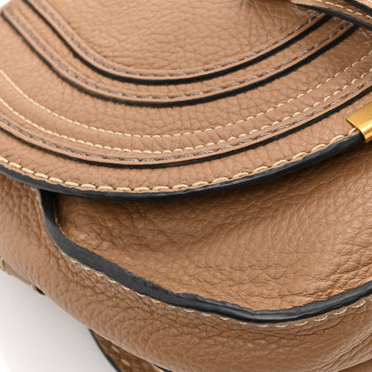Chloe Grained Calfskin Small Marcie Saddle Bag Nut 10 of 13