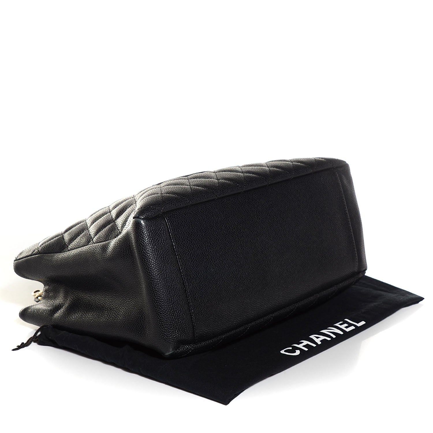 Chanel Caviar Quilted Grand Shopping Tote GST Black 4 of 7
