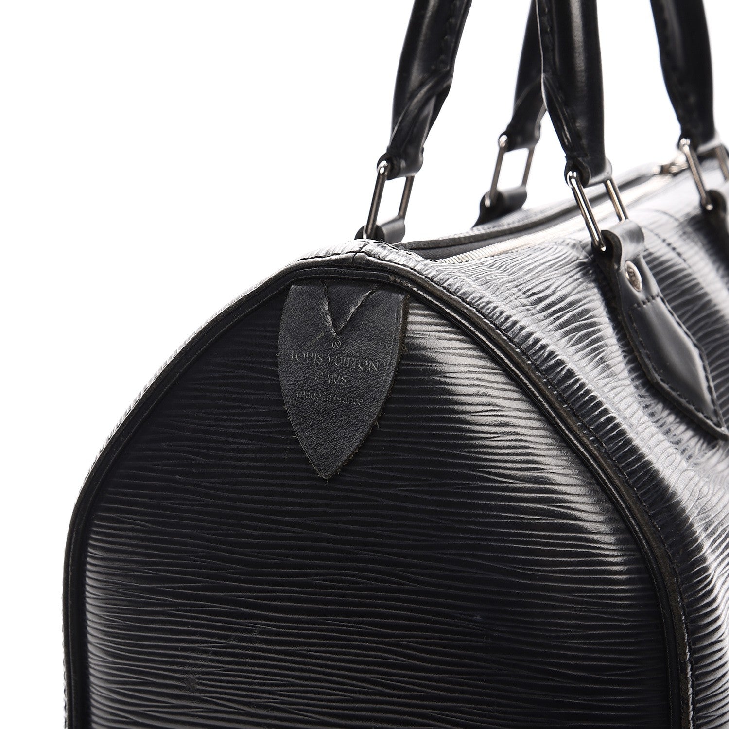 Louis Vuitton Epi Speedy 25 Black 6 of 14