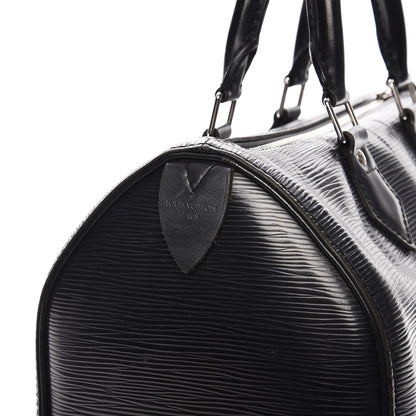 Louis Vuitton Epi Speedy 25 Black 6 of 14