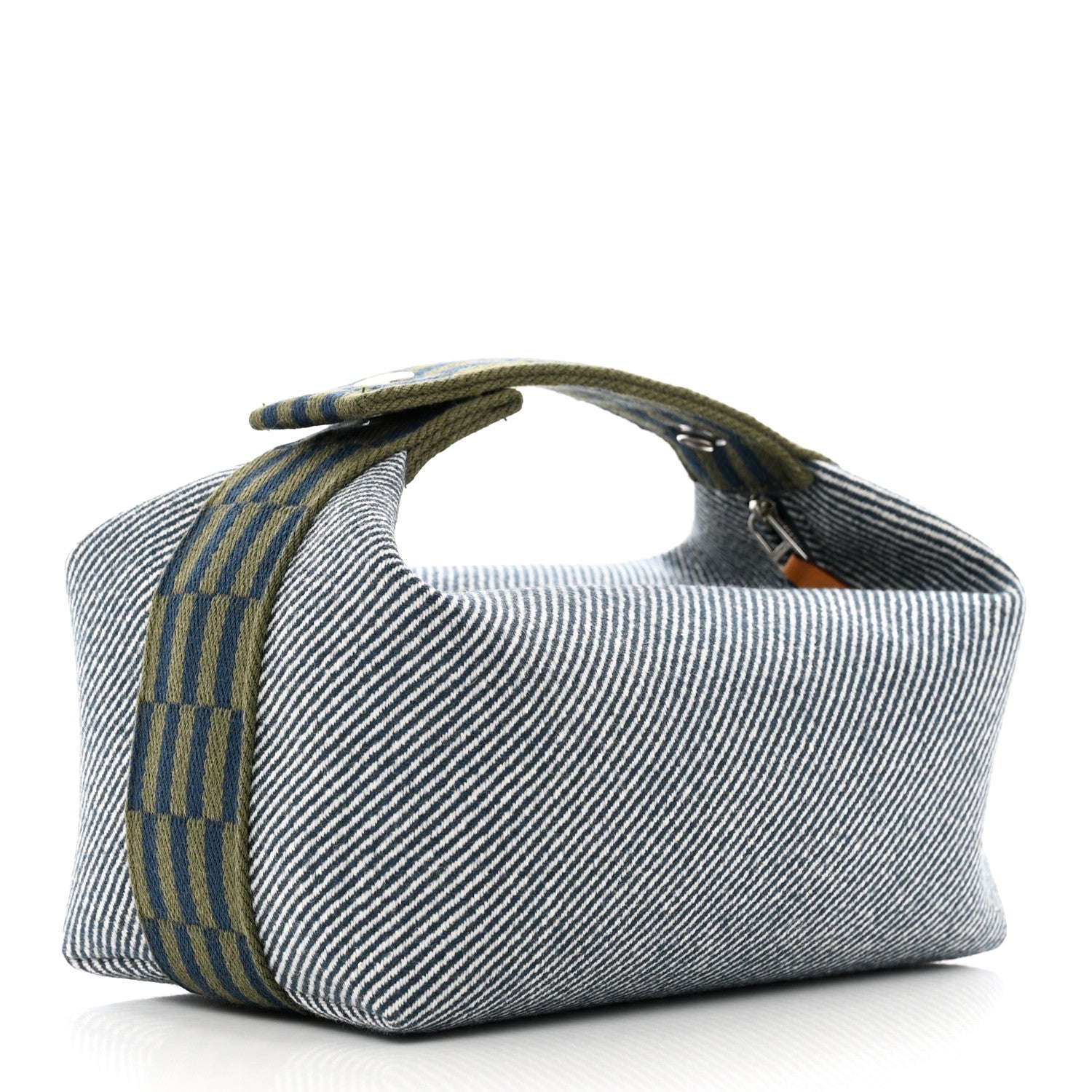 Hermes Canvas Small Bride-A-Brac H Natte Pouch Bleu Abysse 3 of 7