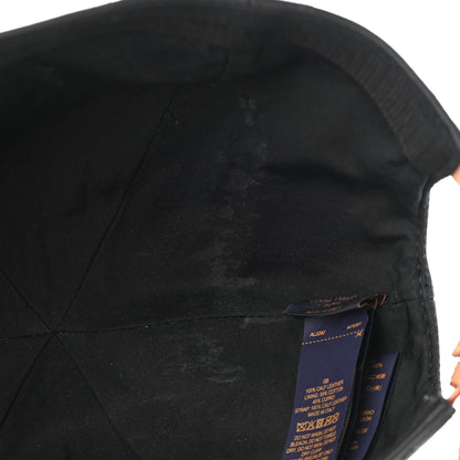 Louis Vuitton Calfskin Monogram Shadow Baseball Cap 60 Black 10 of 12