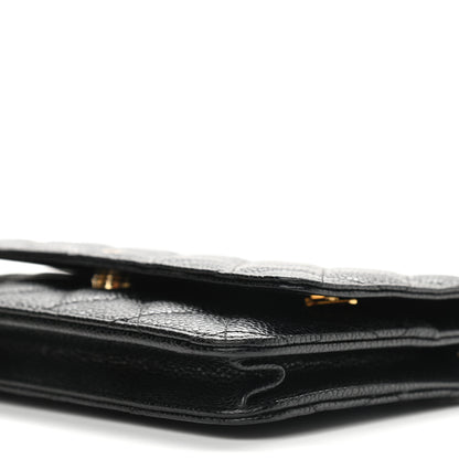Chanel Caviar Quilted Wallet On Chain WOC Black 6 of 11