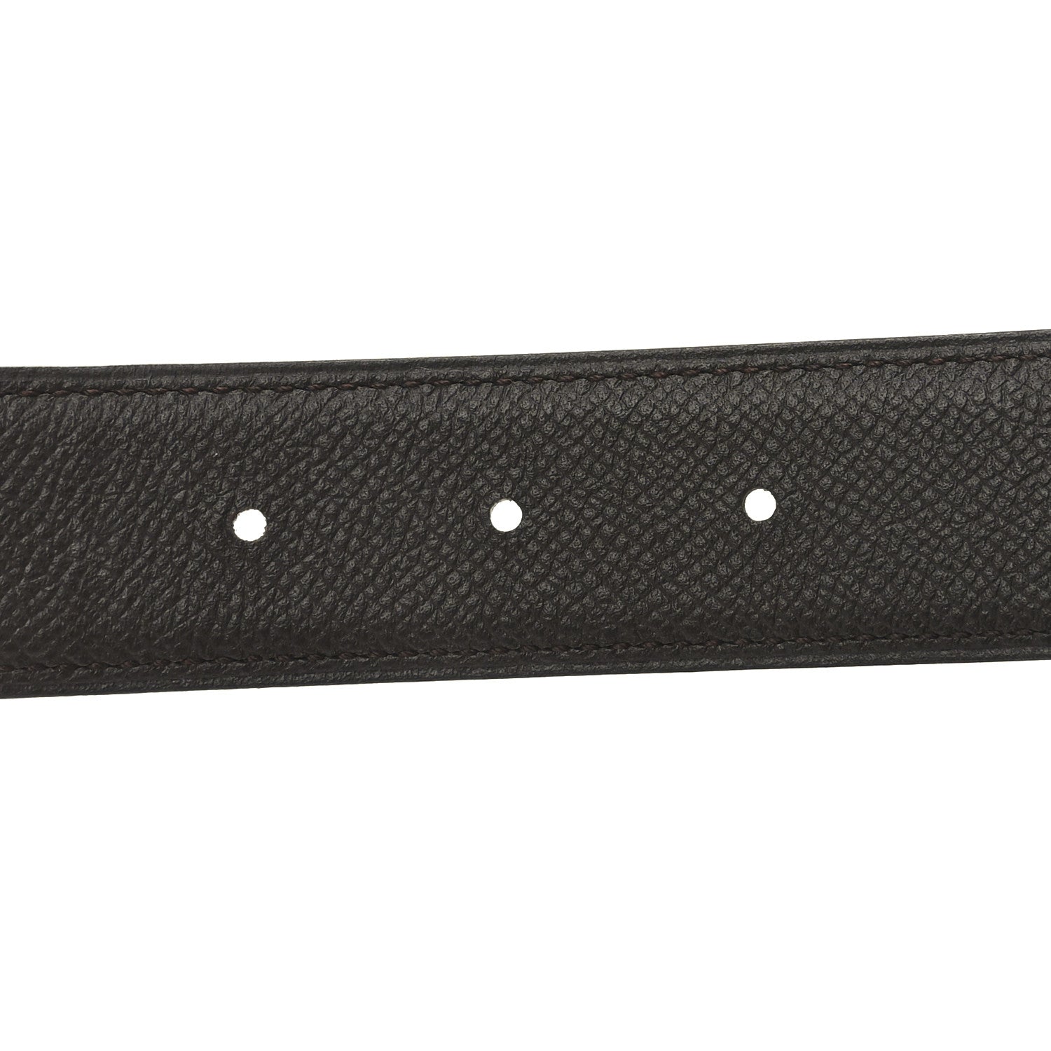 Hermes Epsom 32mm H Belt 90 36 Blue Nuit Chocolate 3 of 6