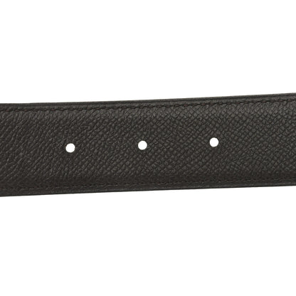 Hermes Epsom 32mm H Belt 90 36 Blue Nuit Chocolate 3 of 6