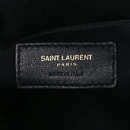 Saint Laurent Calfskin Matelasse Monogram Lou Camera Bag Black 5 of 10