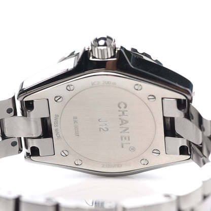 Chanel Titanium Ceramic 33mm J12 Chromatic Quartz Watch 4 of 5