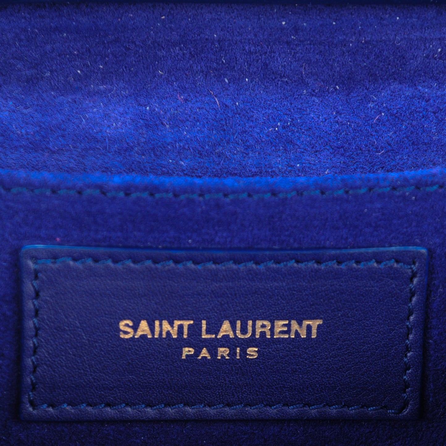 Calfskin Small Classic Y Satchel Blue