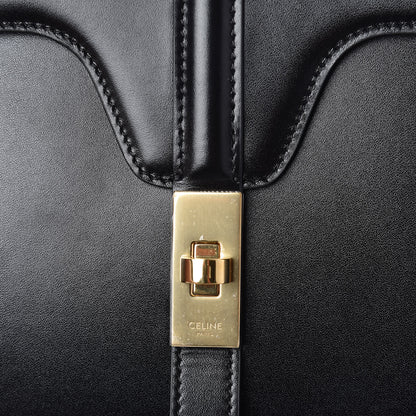 Celine Satinated Calfskin Besace 16 Black 12 of 12